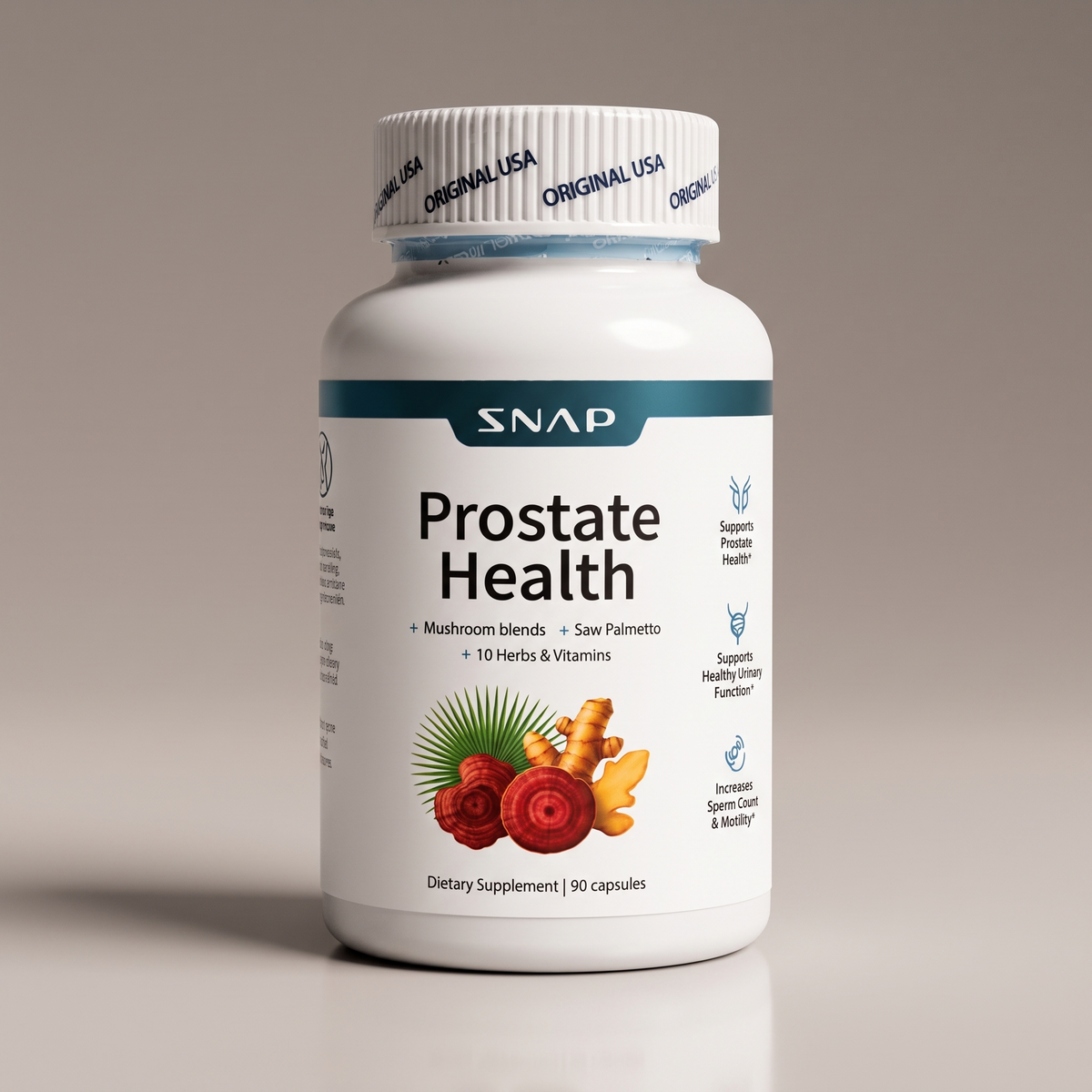 SNAP Prostate Health frasco de 90 cápsulas