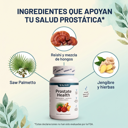 Ingredientes de SNAP Prostate Health