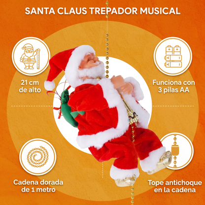 Características y medidas del Santa Claus trepador