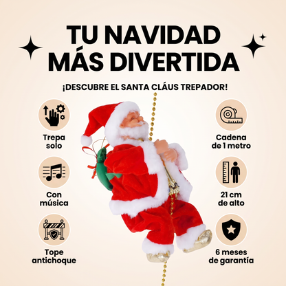 Beneficios del Santa Claus trepador musical