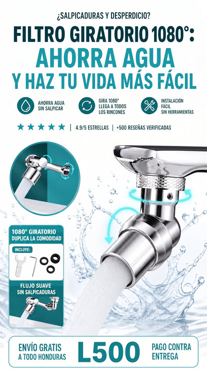 LLAVE GRIFO ROTACION 1080° GRADOS